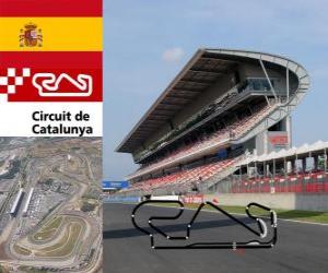 yapboz Circuit de Catalunya - İspanya -